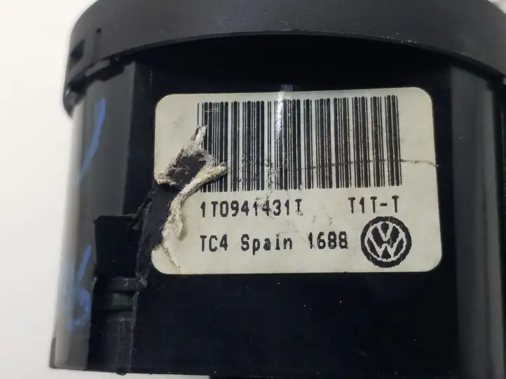 Volkswagen Caddy (2004 - 2010) 1T0941431T Включатель фонарей — фото 3