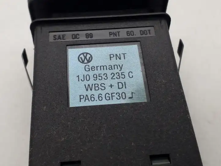 Volkswagen Golf IV (1998 - 2005) 1J0953235C Включатель аварийных фонарей — фото 3