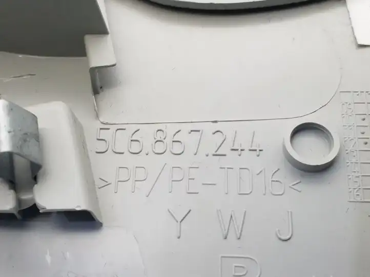 Volkswagen Jetta VI (2011 - 2018) 5C6867244 Верхняя обшивка стойки B — фото 4