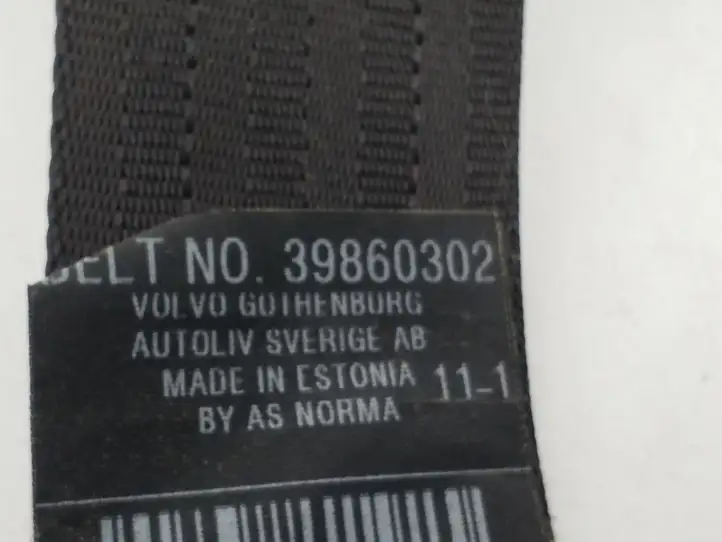 Volvo V70 (2007 - 2013) 39860302 Передний ремень безопасности — фото 2