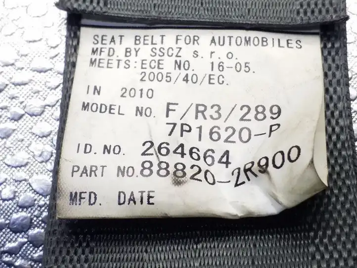 Hyundai i30 (2007 - 2012) 888202R900 Передний ремень безопасности — фото 3