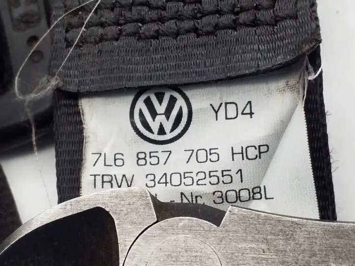 Volkswagen Touareg I (2002 - 2010) 7L6857705 Передний ремень безопасности — фото 4
