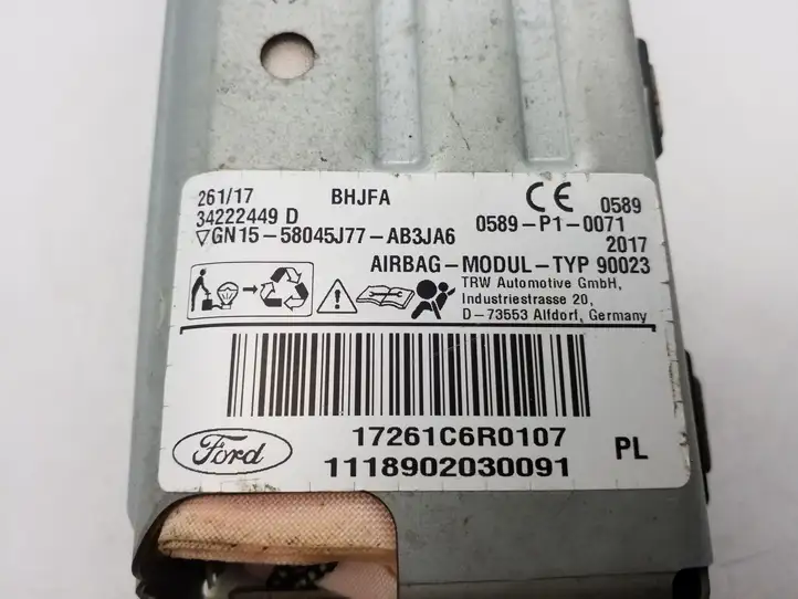 Ford Ecosport (2018 - ) 58045J77 Коленная подушка безопасности — фото 3