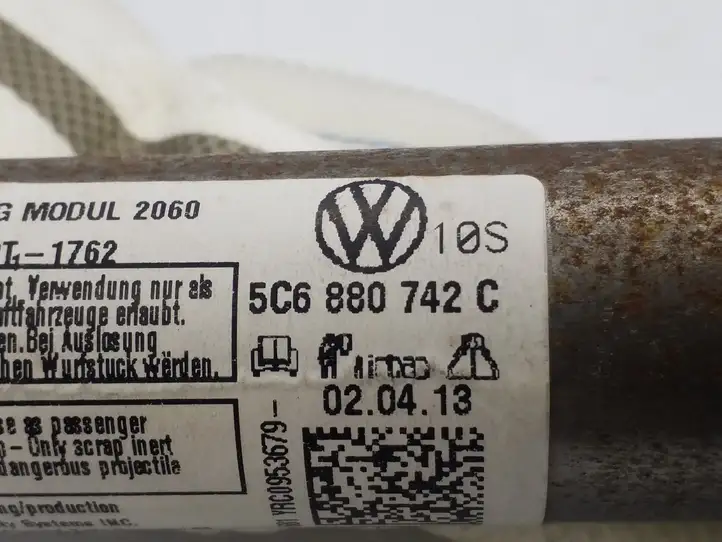 Volkswagen Jetta VI (2011 - 2018) 5C6880742C Боковая подушка безопасности шторка — фото 3
