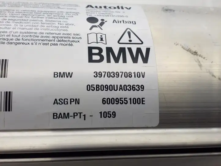 BMW 5 E60 E61 (2004 - 2010) 39703970810V Подушка безопасности пассажира — фото 3