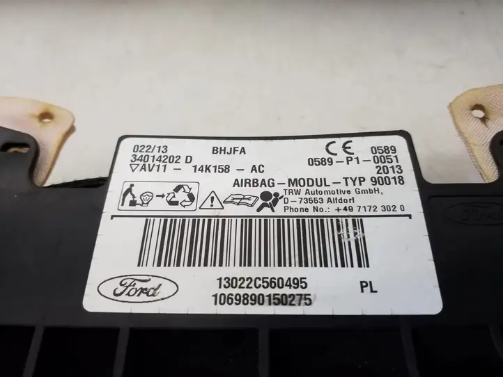 Ford B-MAX (2012 - 2018) AV1114K158AC Боковая подушка безопасности шторка — фото 3