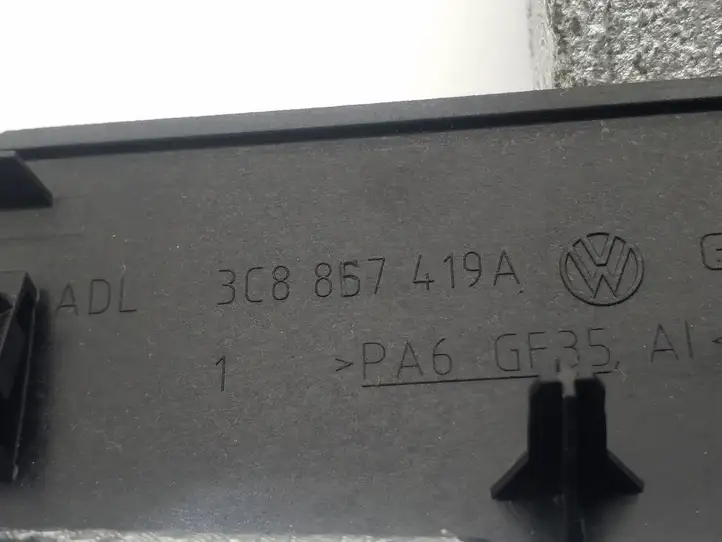 Volkswagen PASSAT CC (2008 - 2012) 3C8867419A Прочая отделка задней двери — фото 3