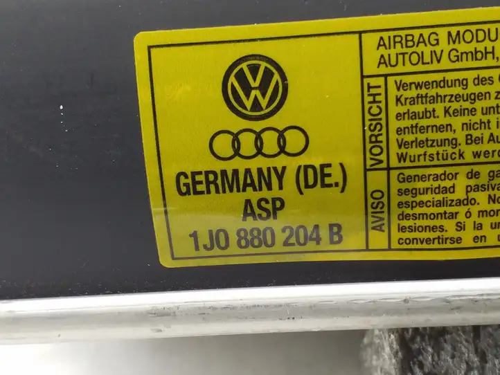 Volkswagen Golf IV (1998 - 2005) 1J0880204B Подушка безопасности пассажира — фото 4