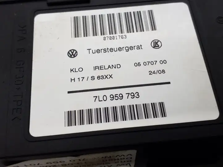 Volkswagen Touareg I (2002 - 2010) 7L0959793 Механический стеклоподъемник передней двери — фото 2