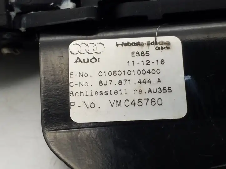 Audi TT TTS Mk2 (2010 - 2014) 8J7871444A Петля замка багажной двери — фото 2