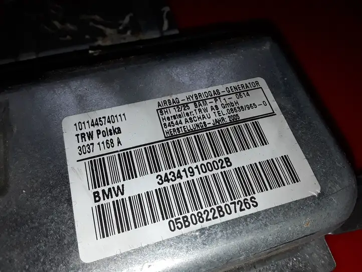 BMW X3 E83 (2003 - 2010) 34341910002B Подушка безопасности двери — фото 2