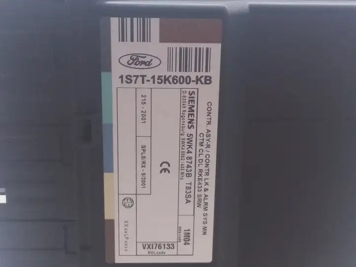 Ford Mondeo Mk III (2000 - 2007) 1S7T15K600KB Модуль комфорта — фото 4