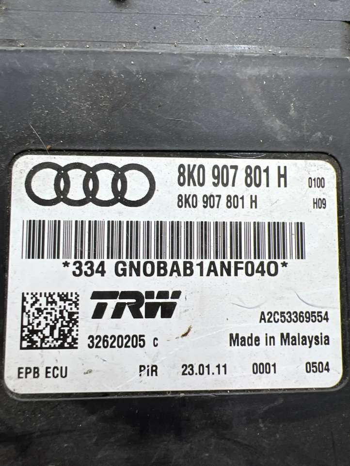 8K0907801H Audi A4 S4 B8 8K Rankinio stabdžio valdymo blokas