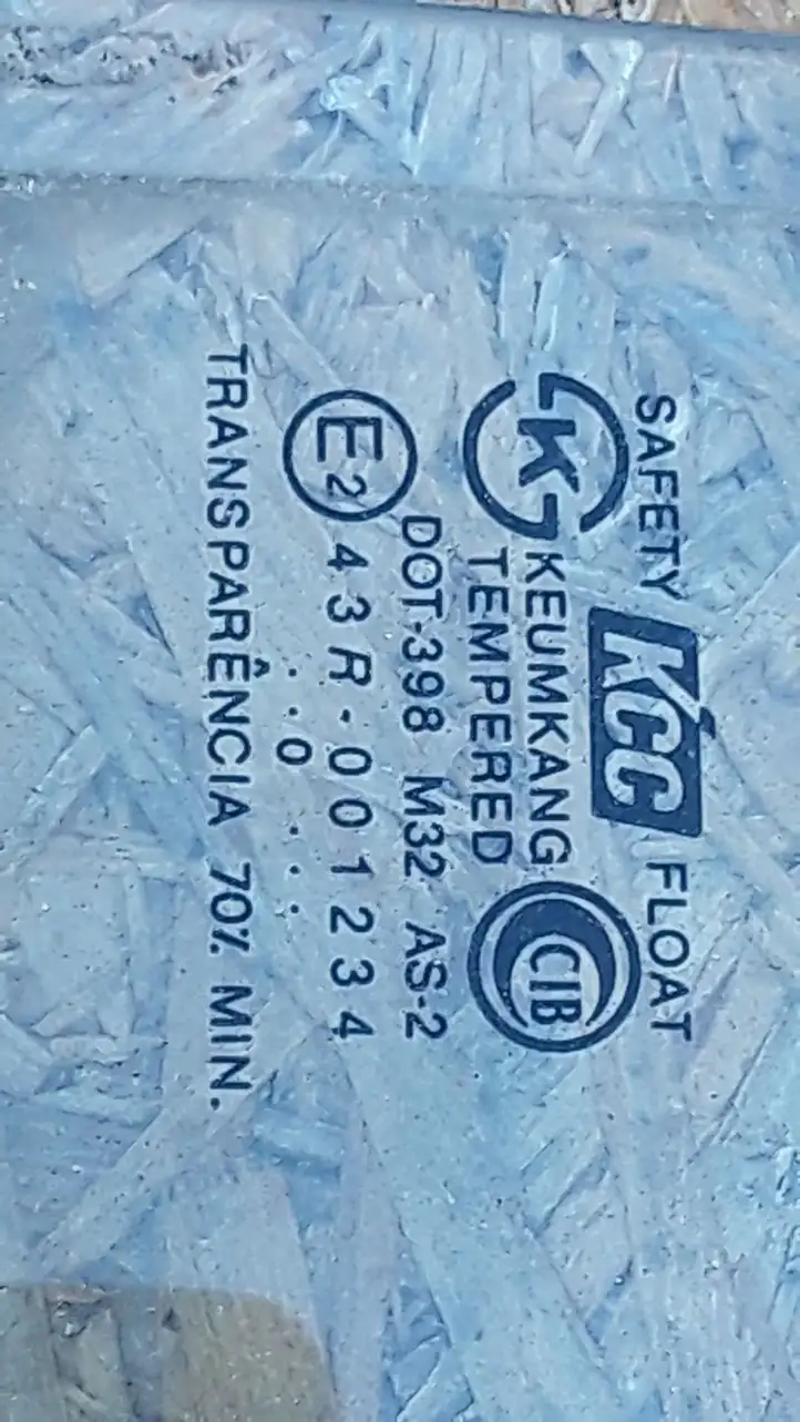 Hyundai Santa Fe (2000 - 2005) E243R001234 Стекло задней двери — фото 2