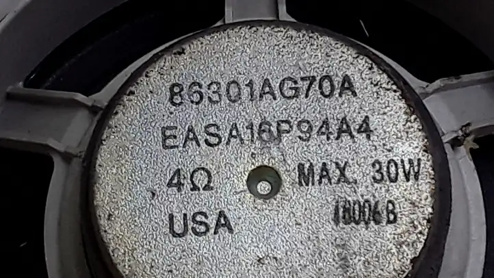 Subaru Legacy (2003 - 2009) 86301AG70A Динамики задних дверей — фото 3