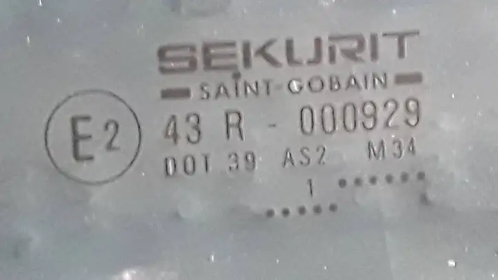 Peugeot 307 CC (2001 - 2005) E243R000929 Заднее боковое стекло — фото 3