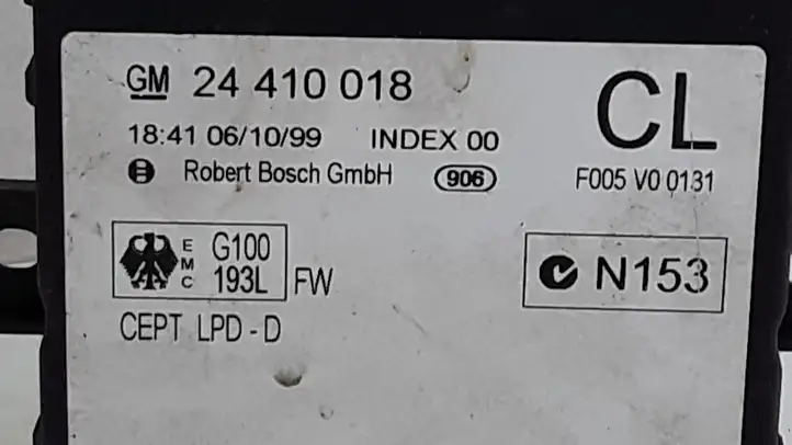 Opel Astra G (1998 - 2004) 24410018 Модуль комфорта — фото 3