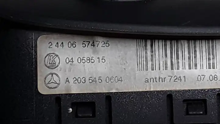 Mercedes-Benz C W203 (2000 - 2007) A2035450604 Включатель фонарей — фото 3