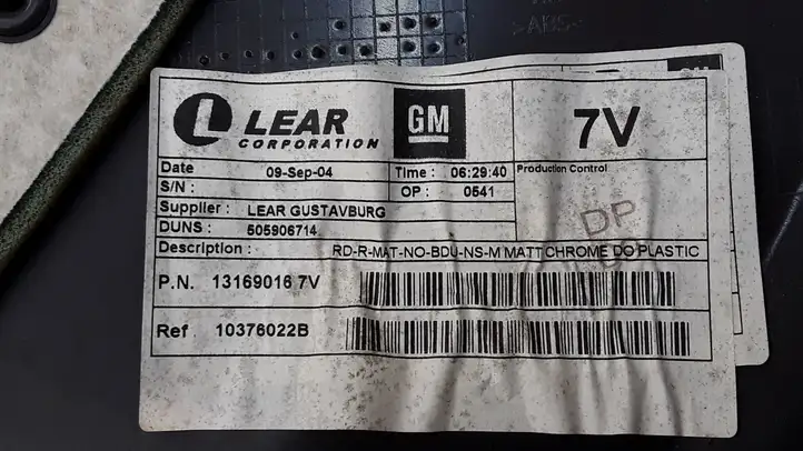 Opel Vectra C (2002 - 2005) 131688317A Комплект отделки дверей — фото 8