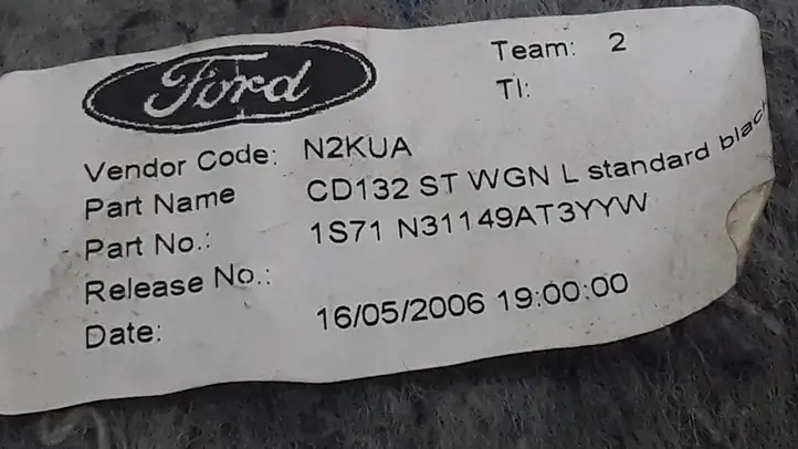 Ford Mondeo Mk III (2000 - 2007) 1S71N31149AT3YYW Крышка — фото 2