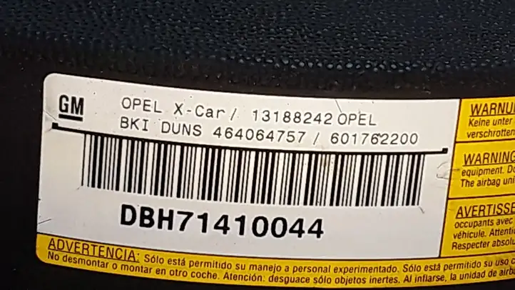 Opel Meriva A (2006 - 2010) 13188242 Подушка безопасности руля — фото 3