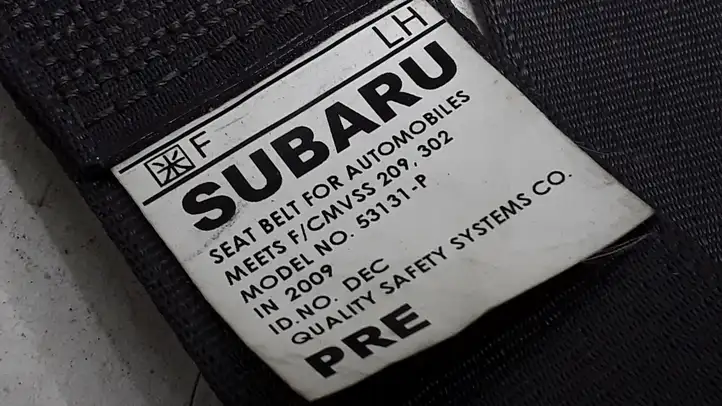Subaru Legacy (2003 - 2009) 53131P Передний ремень безопасности — фото 2