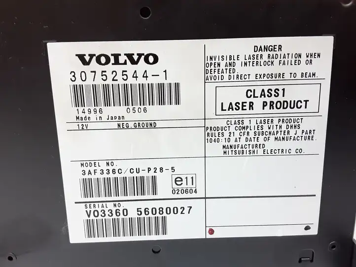 Volvo XC90 (2002 - 2006) 307525441 Магнитола / мультимедийная система — фото 3