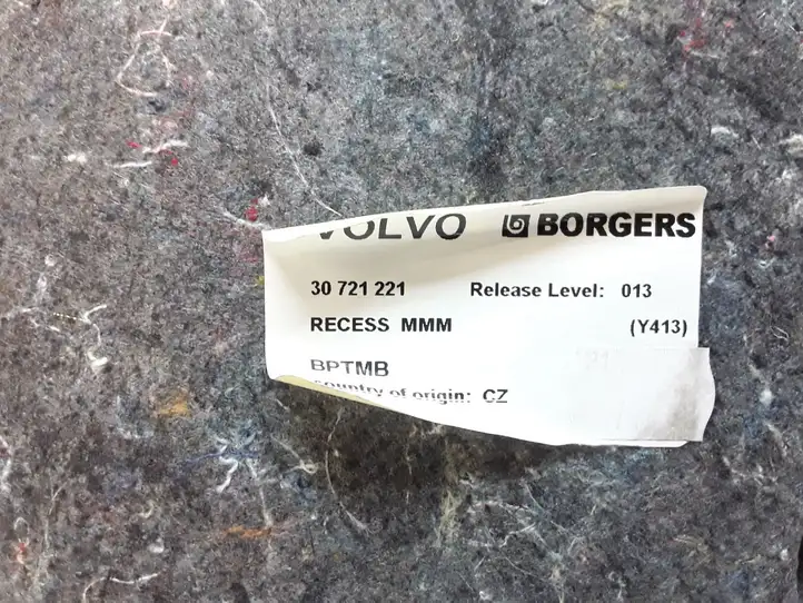 Volvo XC60 (2008 - 2013) 30721221 Обшивка ниши запасного колеса — фото 3