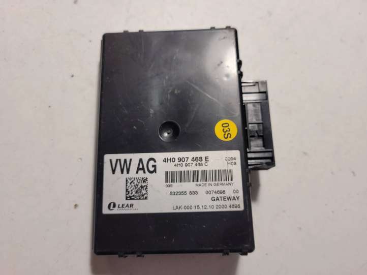 4H0907468C Audi A8 S8 D4 4H Gateway valdymo modulis