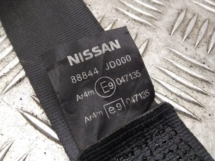 Nissan Qashqai (2006 - 2010) 88844JD000 Задний ремень безопасности — фото 3