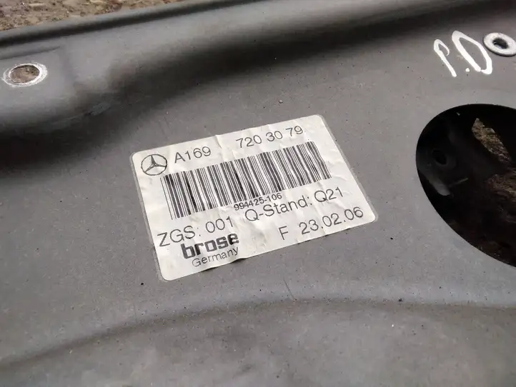 Mercedes-Benz B-class W245 (2005 - 2008) A1697203079 Стеклоподъемник передней двери (без мотора) — фото 3