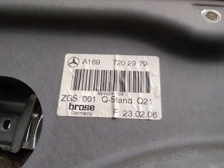 Mercedes-Benz B-class W245 (2005 - 2008) A1697202979 Стеклоподъемник передней двери (без мотора) — фото 2