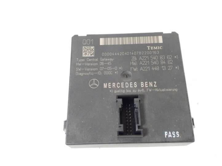 A2215408362 Mercedes-Benz CL C216 Gateway valdymo modulis