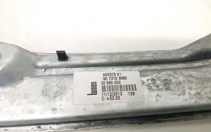 Peugeot 208 (2012 - 2015) 9673153980 Механический стеклоподъемник задней двери — фото 4