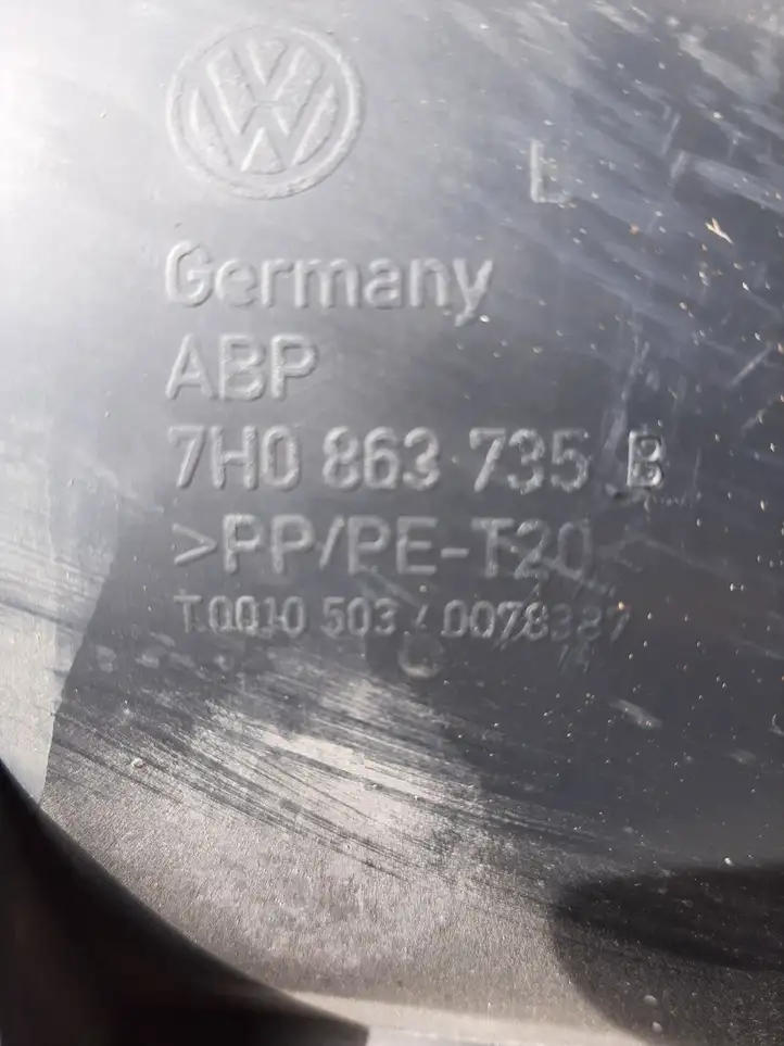 Volkswagen Transporter - Caravelle T5 (2003 - 2009) 7H0863735B Внутренняя отделка переднего порога — фото 4