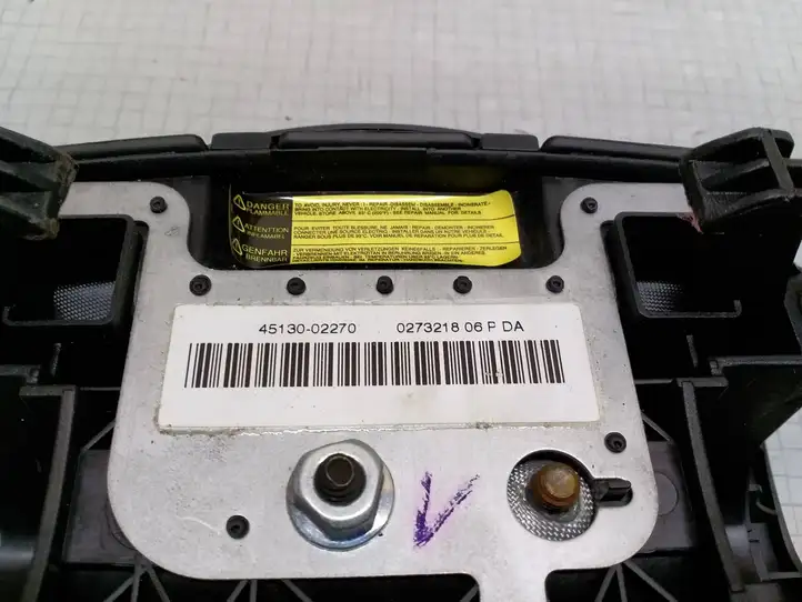 Toyota Corolla E120 E130 (2004 - 2007) 027321806P Подушка безопасности руля — фото 4