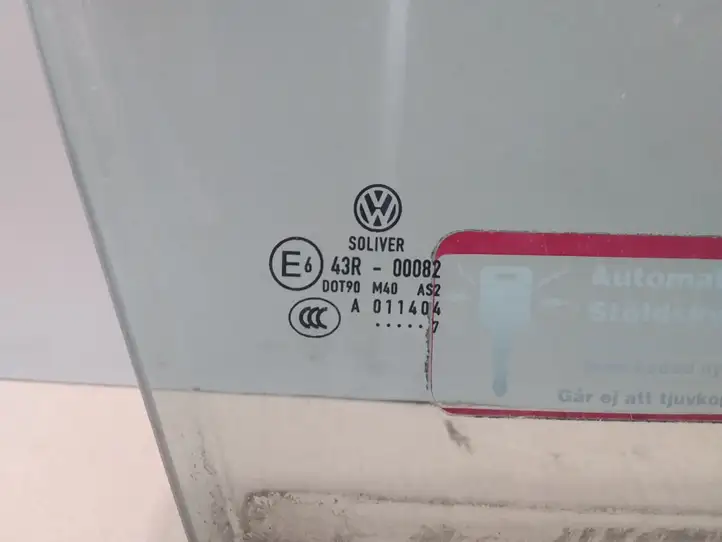 Volkswagen PASSAT B6 (2005 - 2010) 43R00082 Стекло передней двери — фото 2