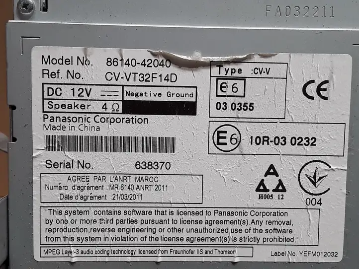 Toyota RAV 4 (XA40) (2012 - 2018) 8614042040 Магнитола / мультимедийная система — фото 4