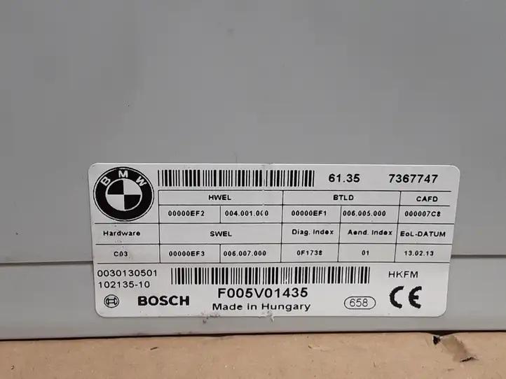 BMW 3 F30 F35 F31 (2012 - 2018) 7367747 Блок управления крышкой багажника — фото 2