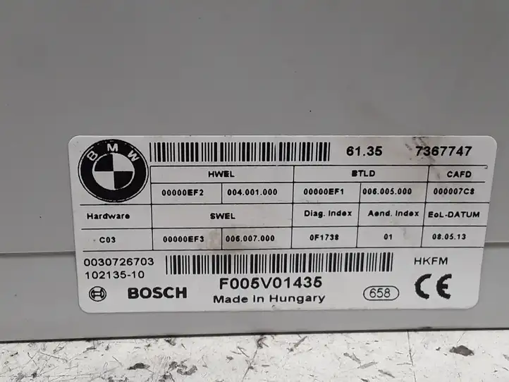 BMW 3 F30 F35 F31 (2012 - 2018) 7367747 Блок управления крышкой багажника — фото 2
