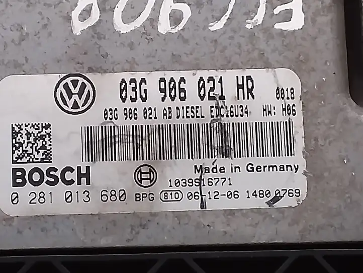 Volkswagen Caddy (2004 - 2010)  03G906021HR Блок управления двигателя