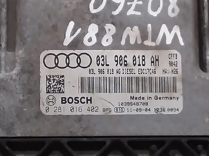 Audi A3/S3 8P (2008 - 2013) 03L906018AH Блок управления двигателем (ЭБУ) — фото 2