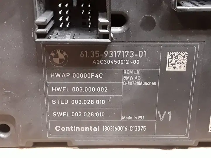 BMW 3 F30 F35 F31 (2012 - 2018) 9317173 Модуль комфорта — фото 2