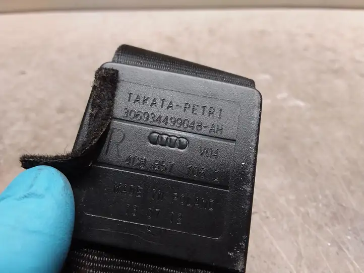 Audi A6 C7 (2011 - 2014) 4G8857706D Передний ремень безопасности — фото 4