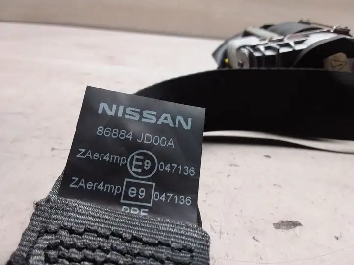 Nissan Qashqai (2010 - 2013) 86884JD00A Передний ремень безопасности — фото 3