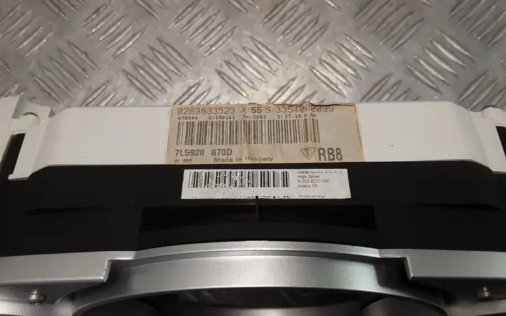 Porsche Cayenne (9PA) (2002 - 2010)  0263633523 Спидометр (приборный щиток)