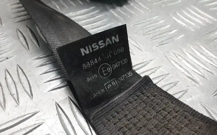 Nissan Qashqai (2006 - 2010) 88844JD000 Задний ремень безопасности — фото 4