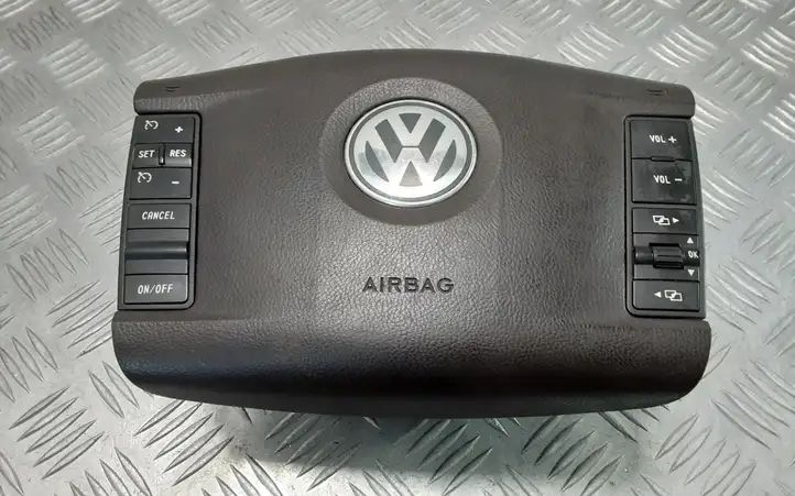 Volkswagen Touareg I (2002 - 2010) 7L6880201EG Подушка безопасности руля — фото 1