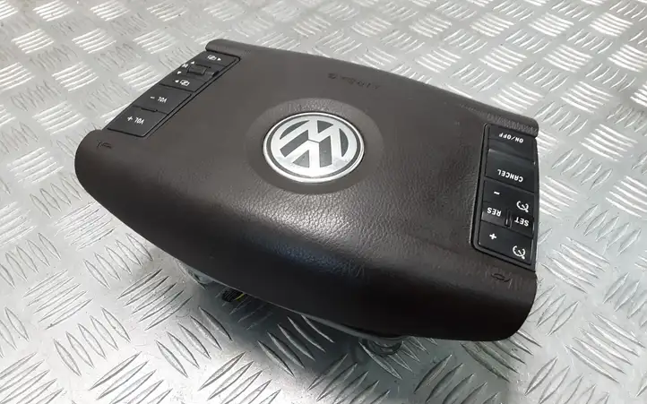 Volkswagen Touareg I (2002 - 2010) 7L6880201EG Подушка безопасности руля — фото 3