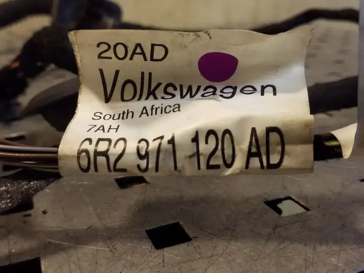 Volkswagen Polo V 6R (2009 - 2015) 6R2971120AD Проводка передней двери — фото 3
